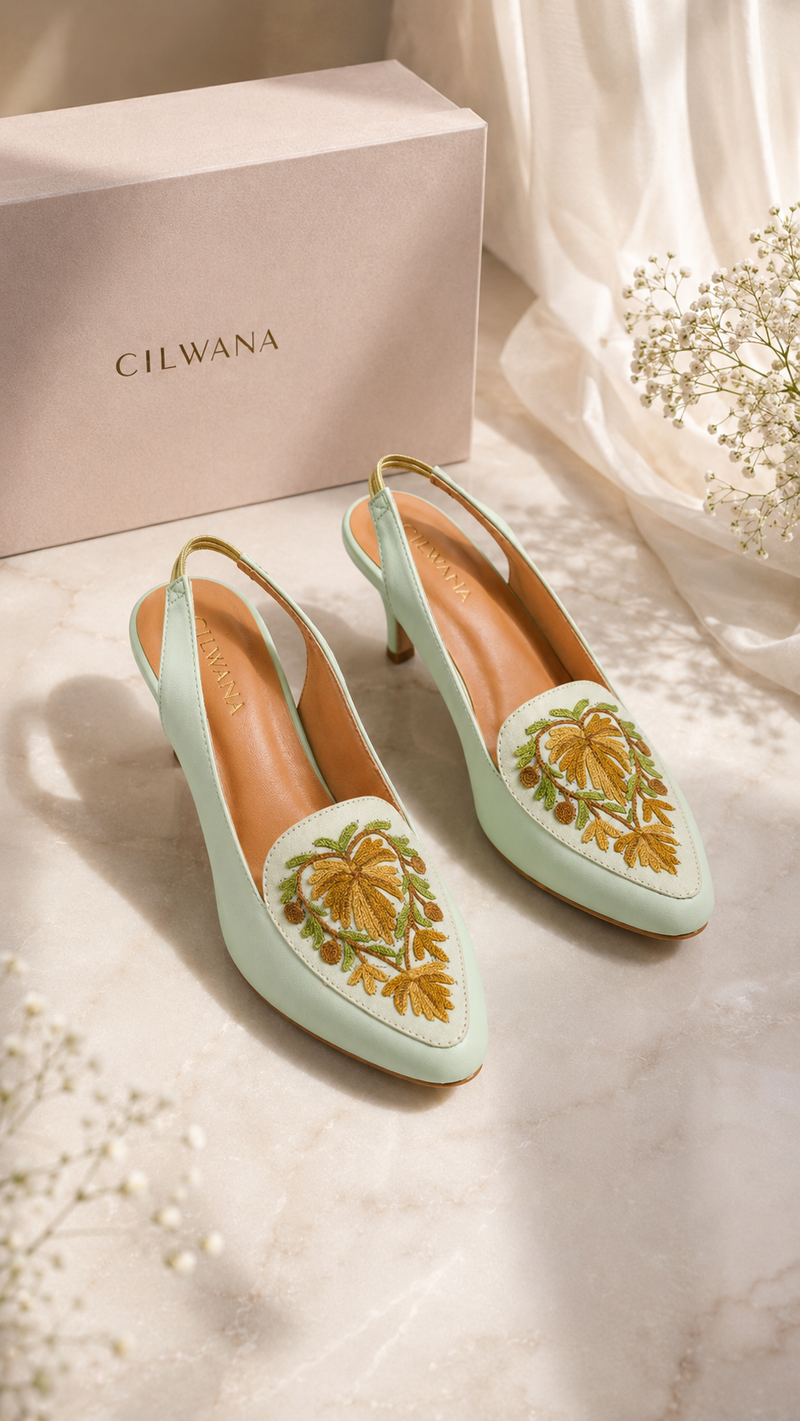 Mint Green Chinar Heel — product detail