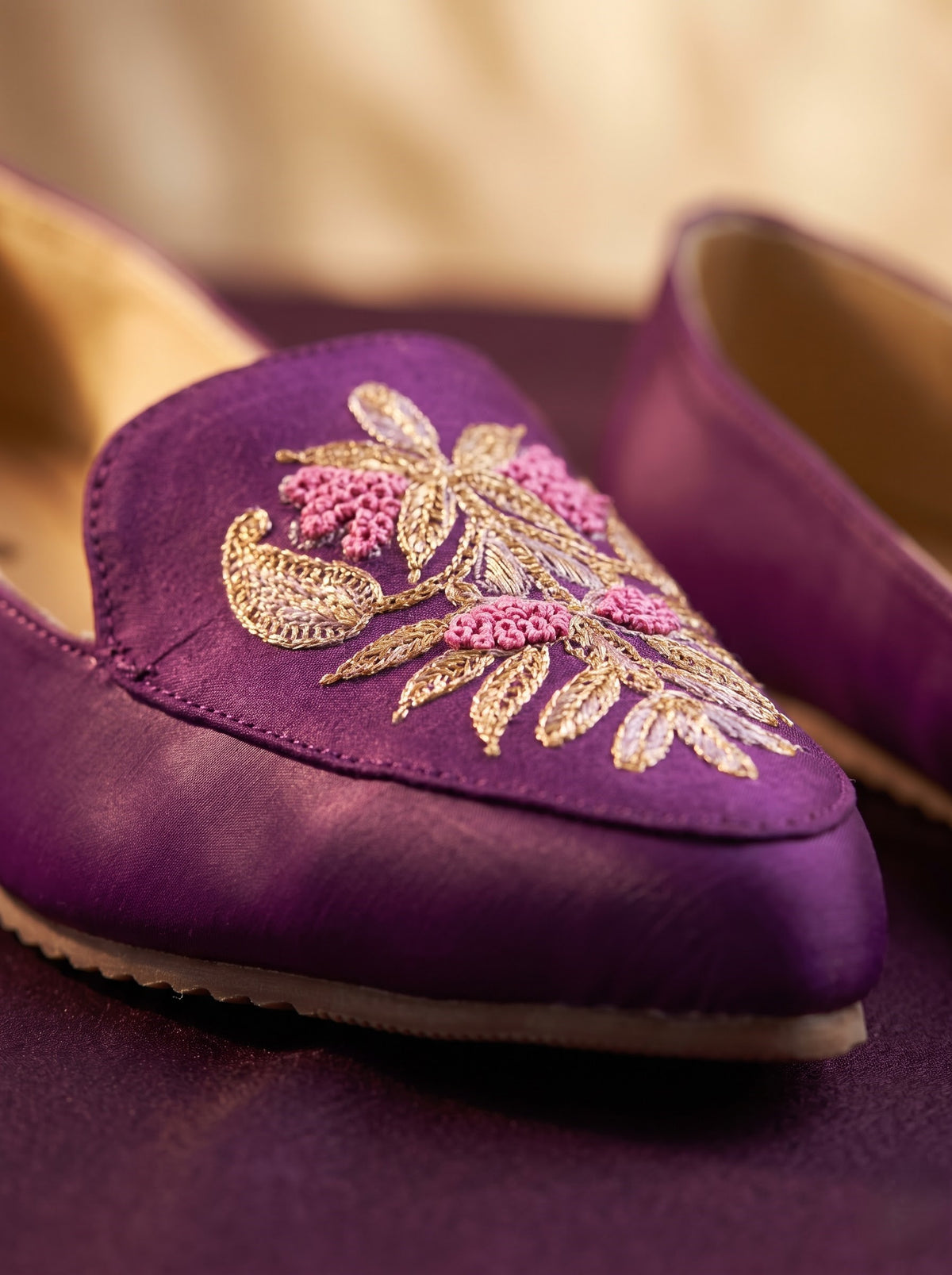 Purple Multi Floral Tilla Shoes