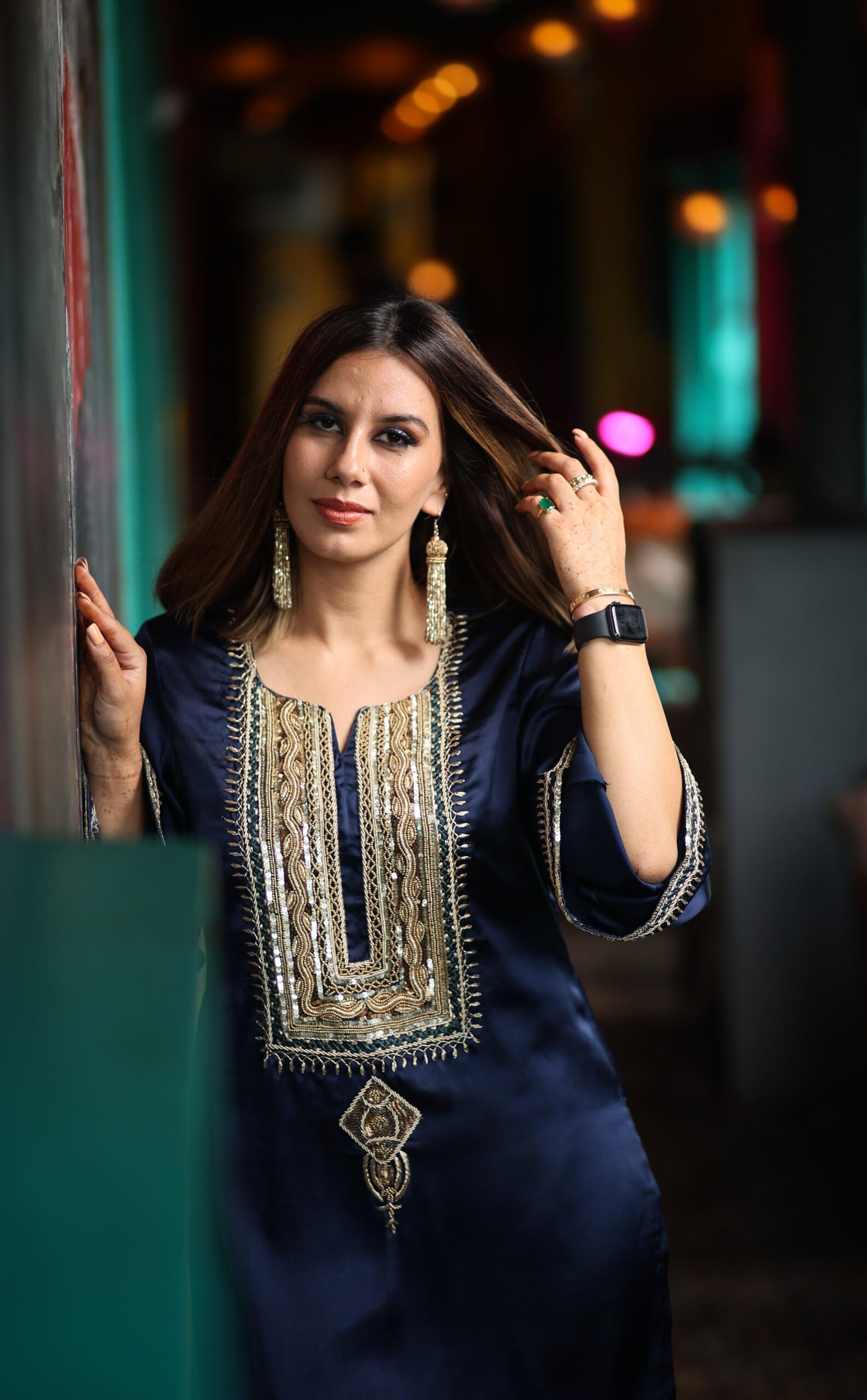 Hand Embroidered Co-Ord Set (2 Pc)