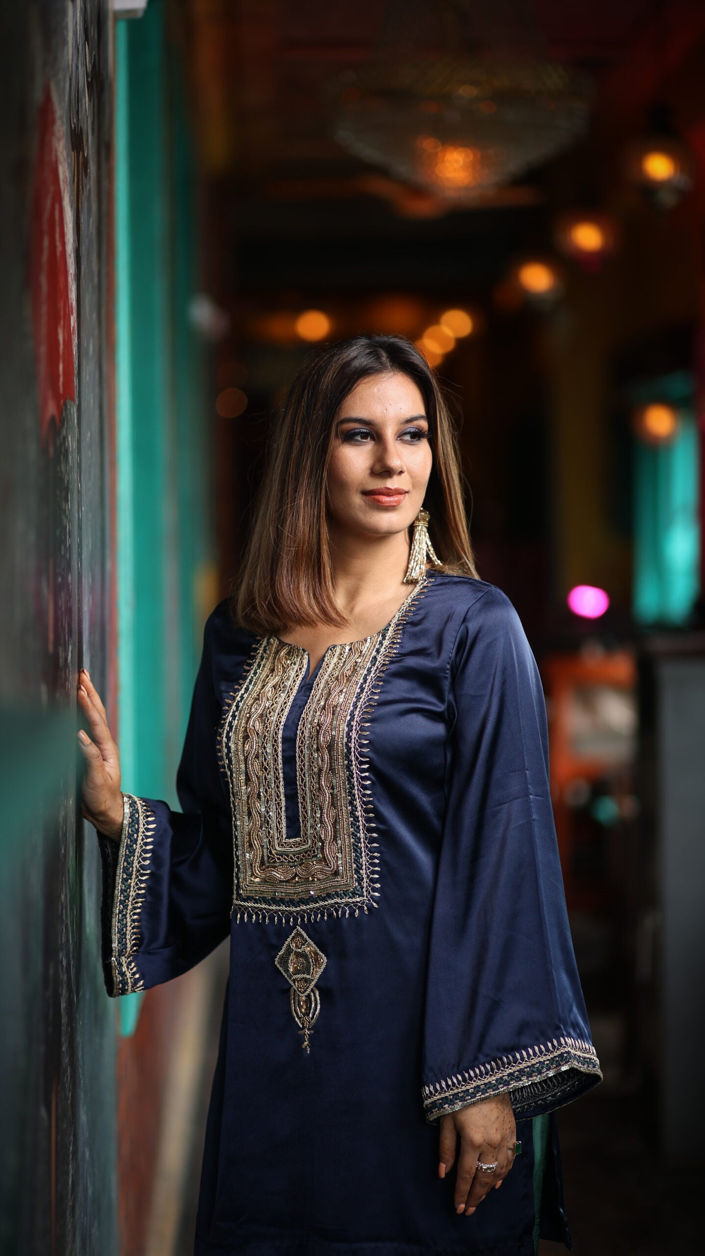 Hand Embroidered Co-Ord Set (2 Pc)