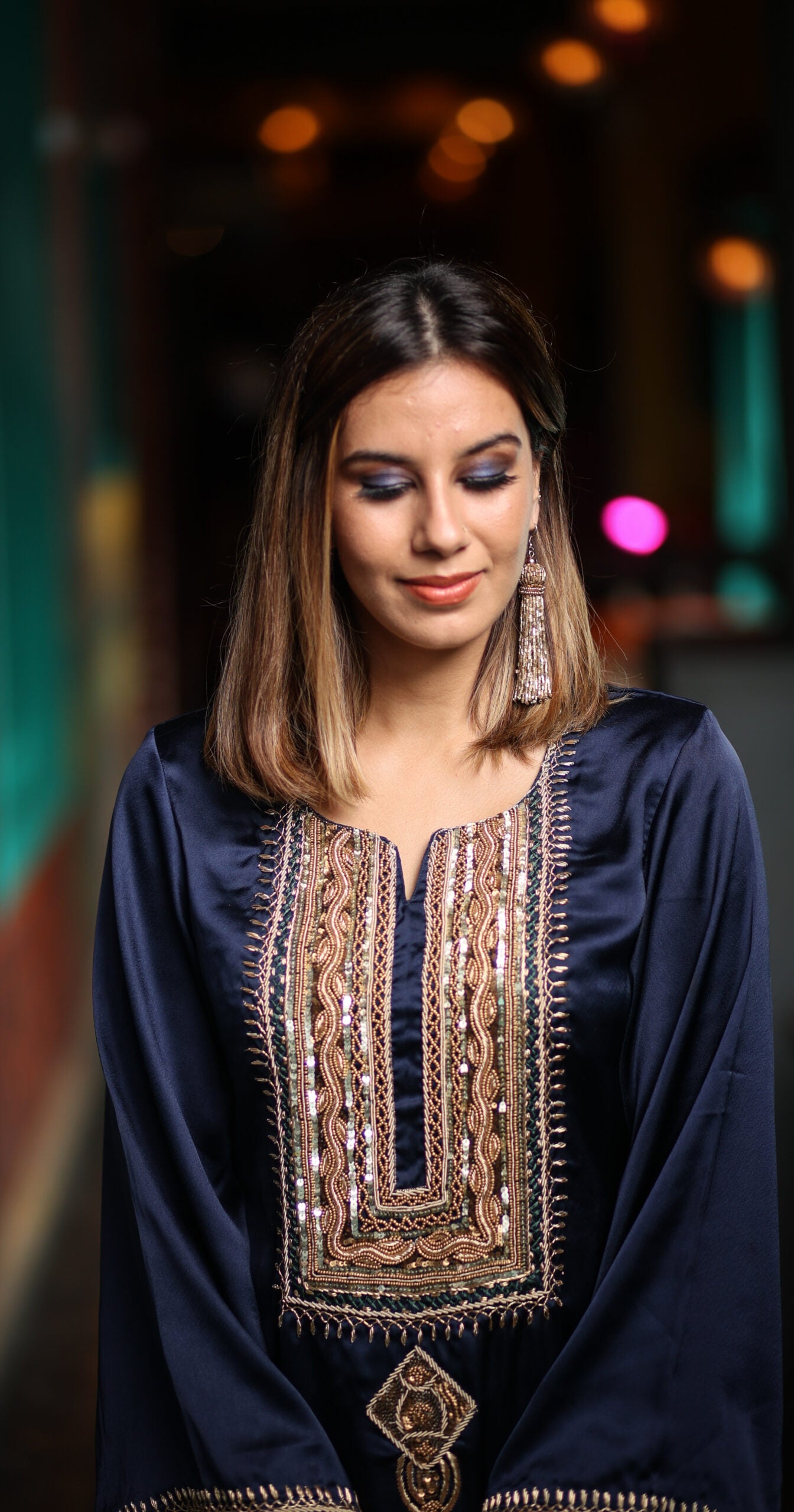 Hand Embroidered Co-Ord Set (2 Pc)