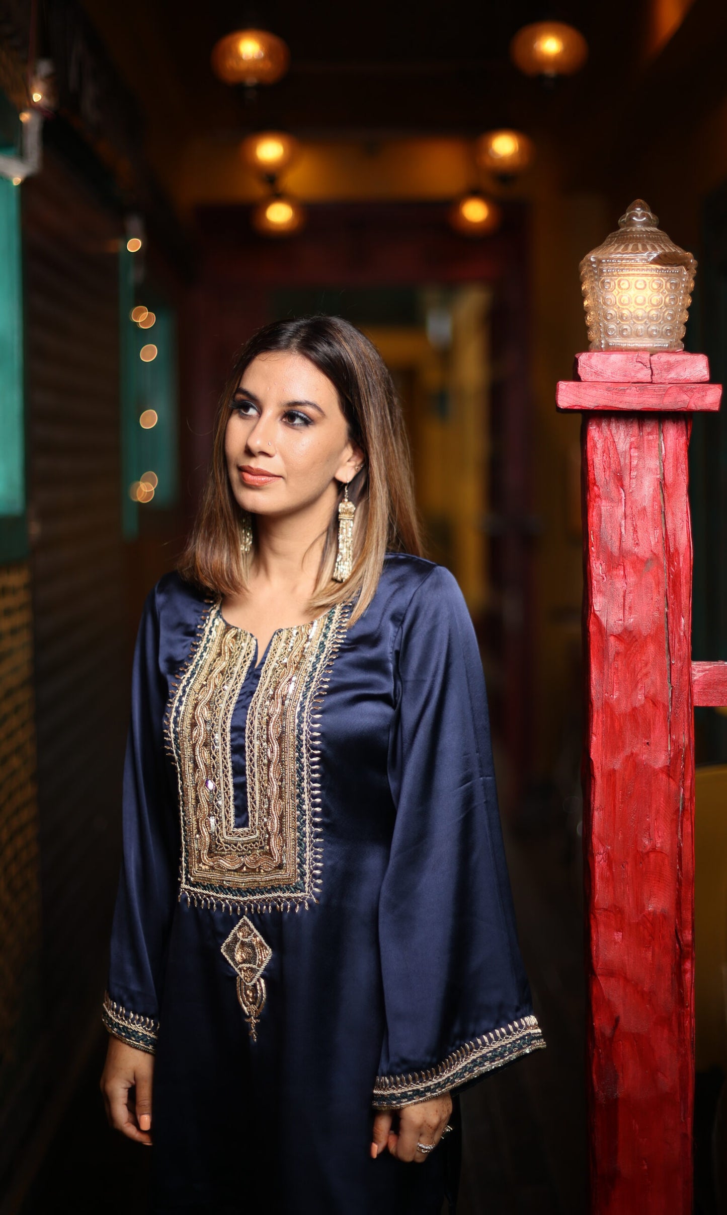 Hand Embroidered Co-Ord Set (2 Pc)