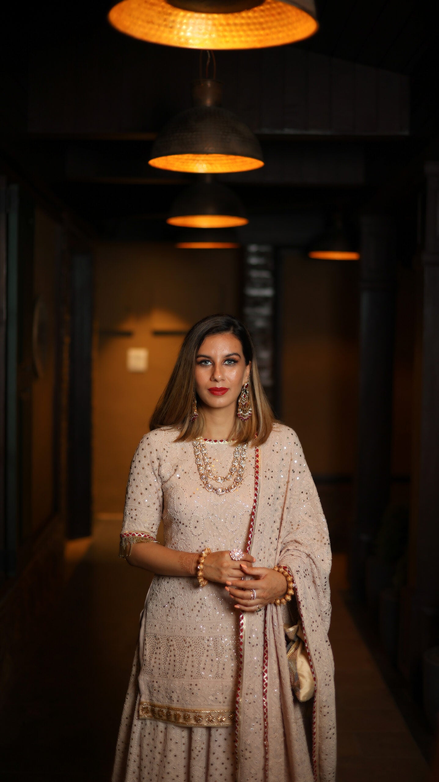 The Chikankari & Mukaish Lehnga