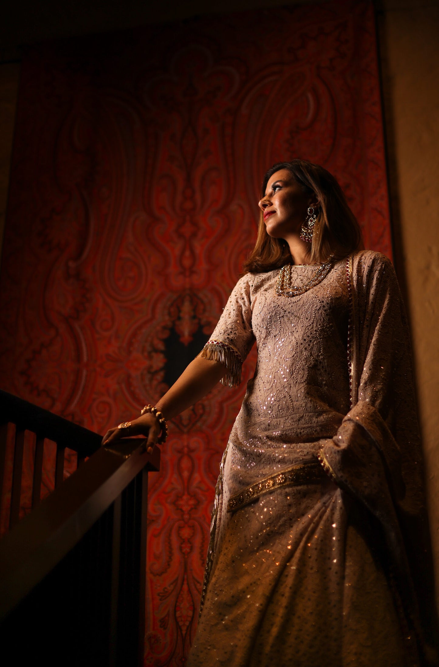 The Chikankari & Mukaish Lehnga