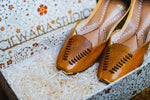 Leather Mustard Jutti