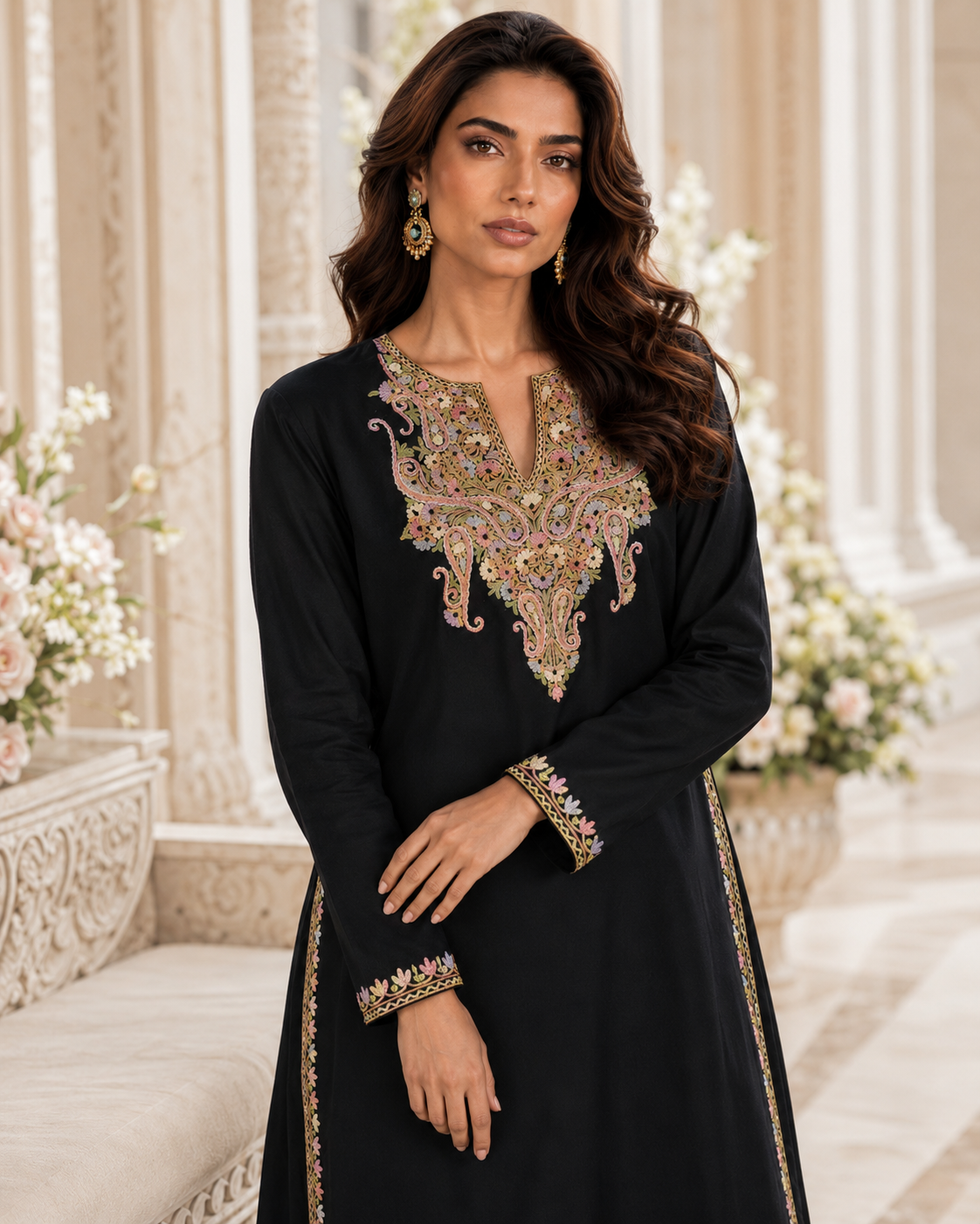 Noir Aari Cotton Co-ord Set