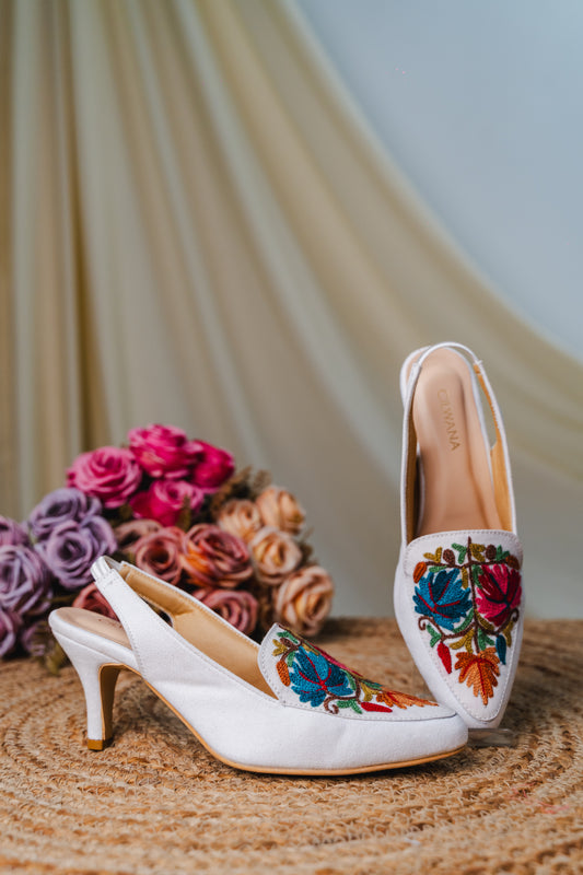 White Multi Chinar Heel