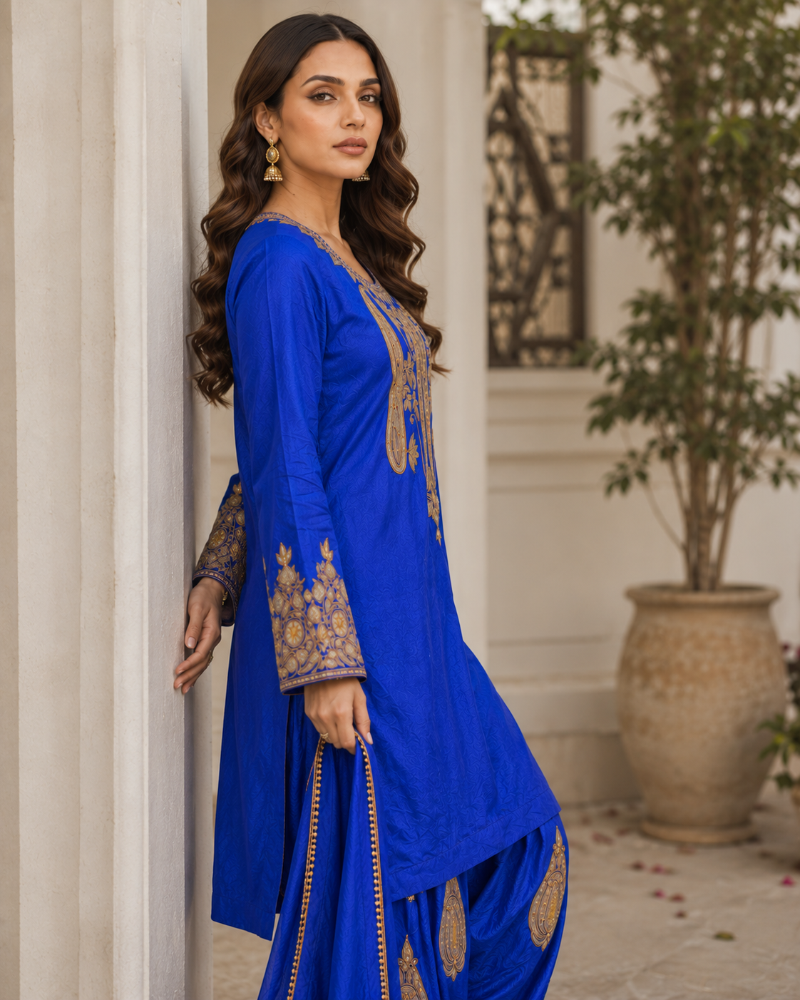 Neel Farshi Tilla Set