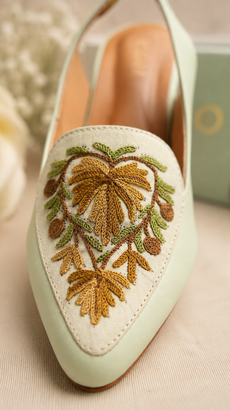 Mint Green Chinar Heel — product detail