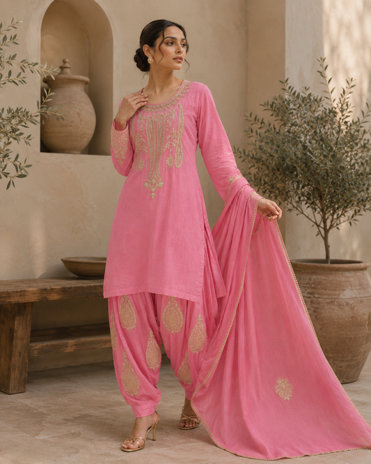 Gulabi Tilla Set