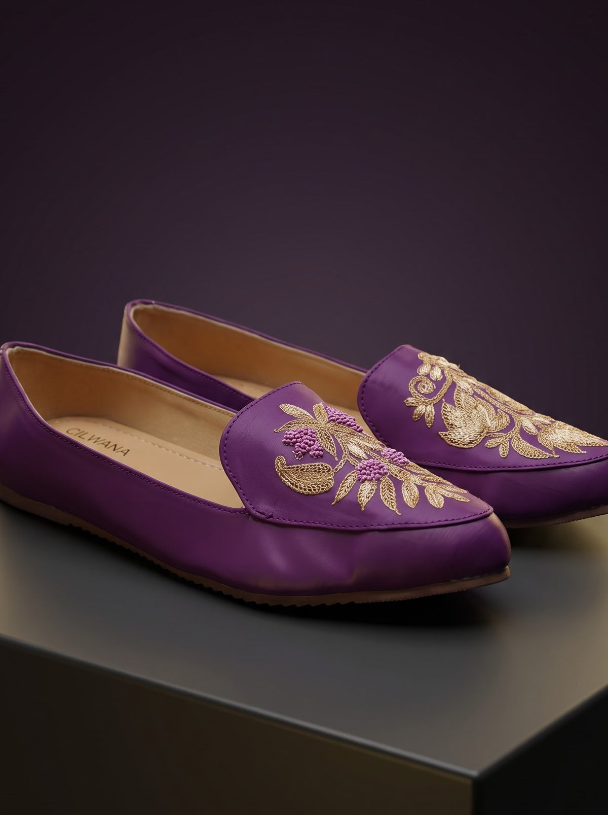 Purple Multi Floral Tilla Shoes