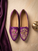 Purple Multi Floral Tilla Shoes